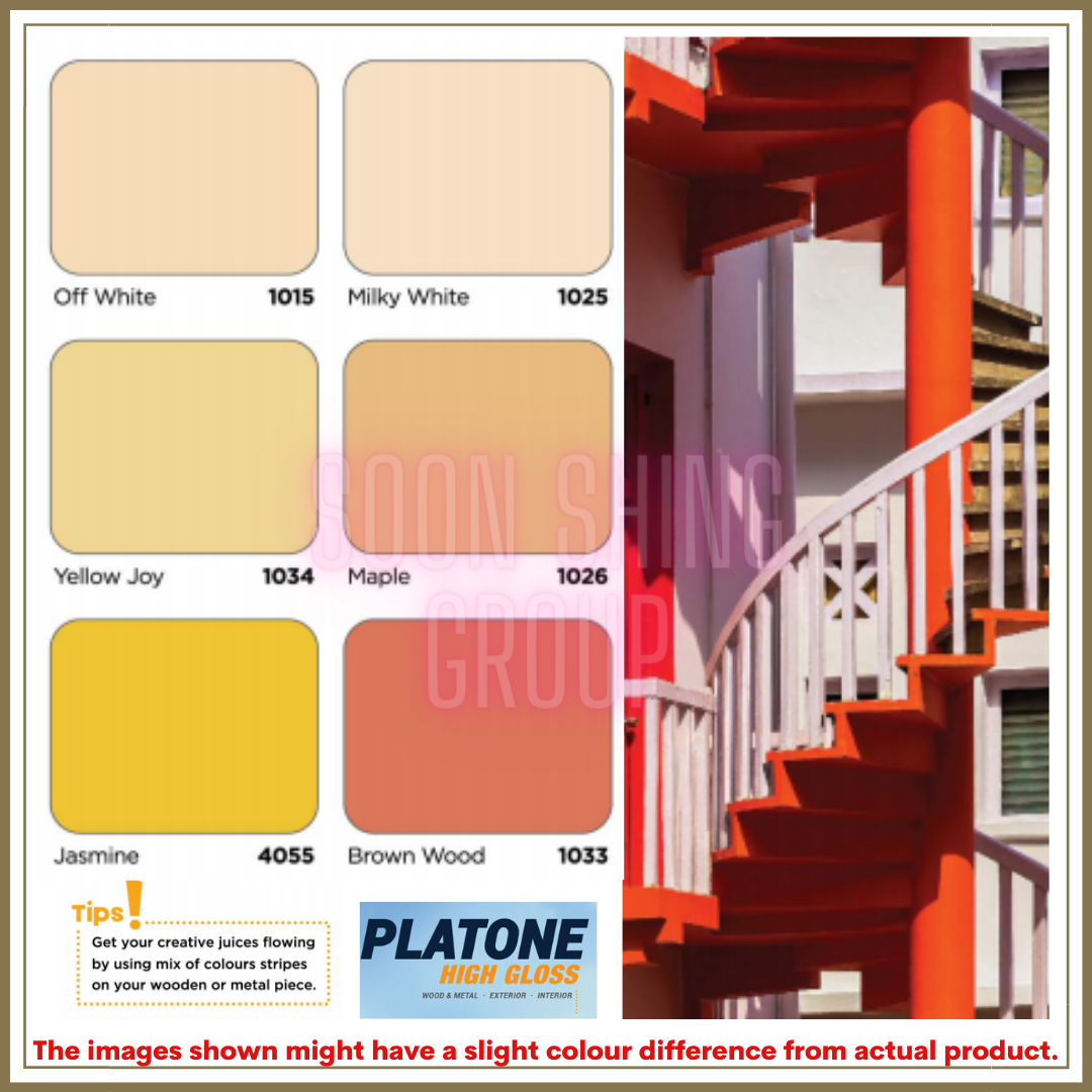 SSG01 NIPPON Platone High Gloss Wood & Metal Paint Cat Minyak / Cat ...