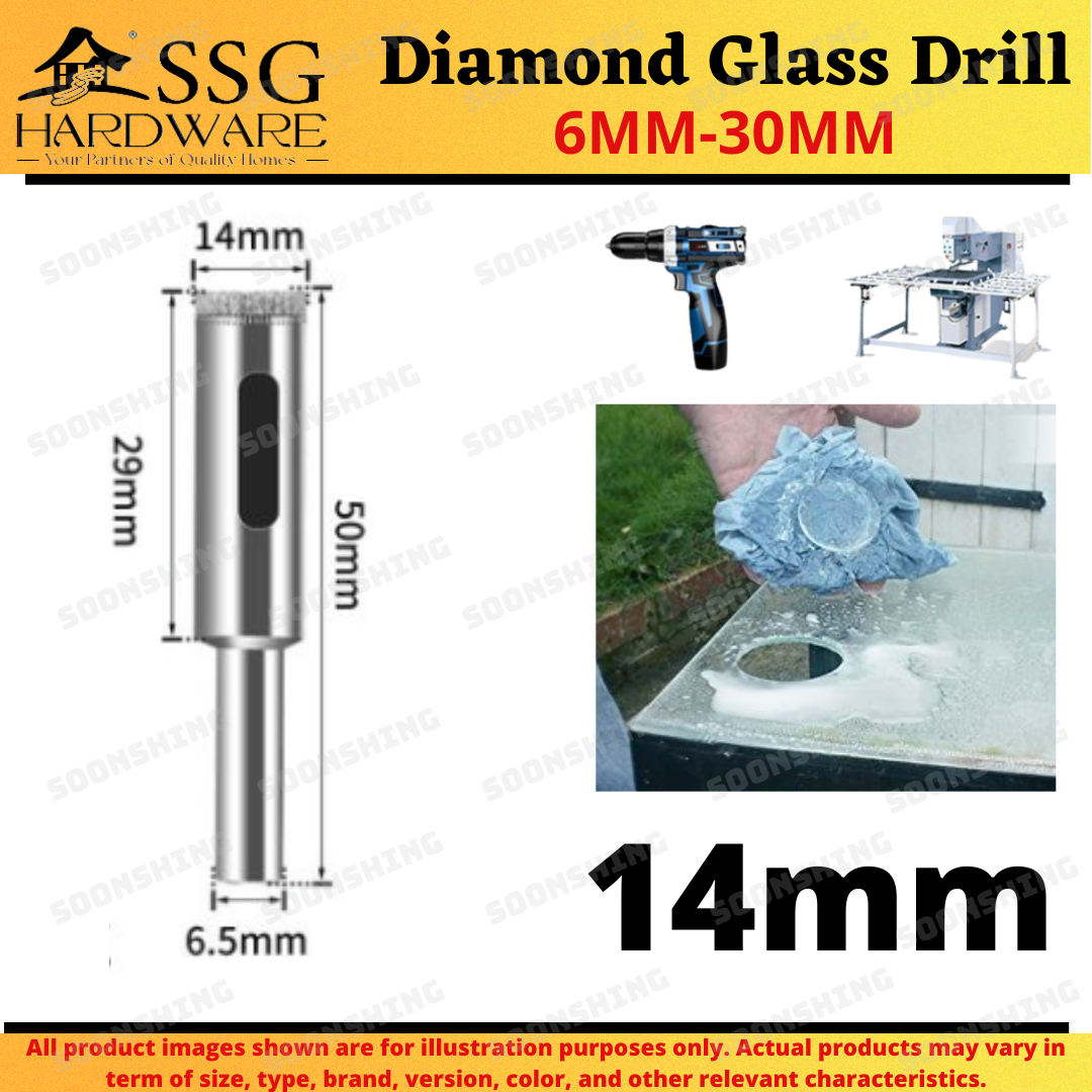 Tapered Drill Bit Chamfer Cutter Countersink Diamond Grinding Hole Tool 30mm Dia 90 Degree 8mm Shank For Ceramic Glass Marble Wood