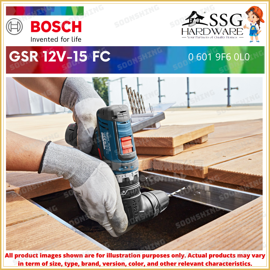 100% ORIGINAL Bosch GSR12V-15FC 360* Cordless Drill 12V / Multi Drill ...