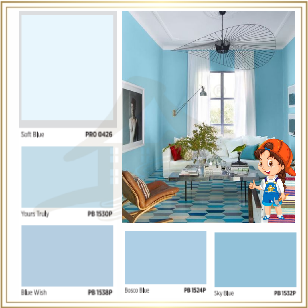 Sew06 Nippon Easywash Interior Paint 1l 5l Boleh Lap Cat Kapur Cat Dalam Rumah Cat Dinding